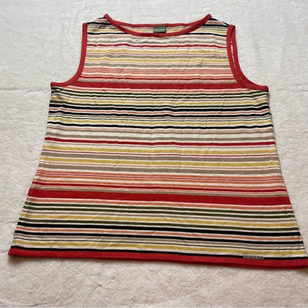 Geiger Collection Striped Tank Size 42